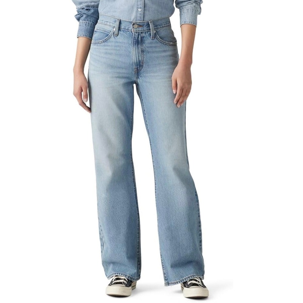 NWT Levi's 94 Baggy Bootcut Jeans Light Wash Mid Rise 27x31 & 31x31
